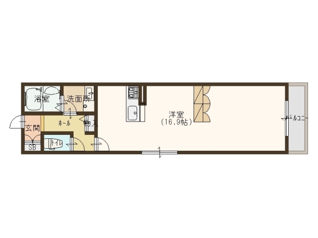 広いお部屋です♪