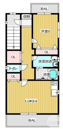 最上階の角部屋です！
