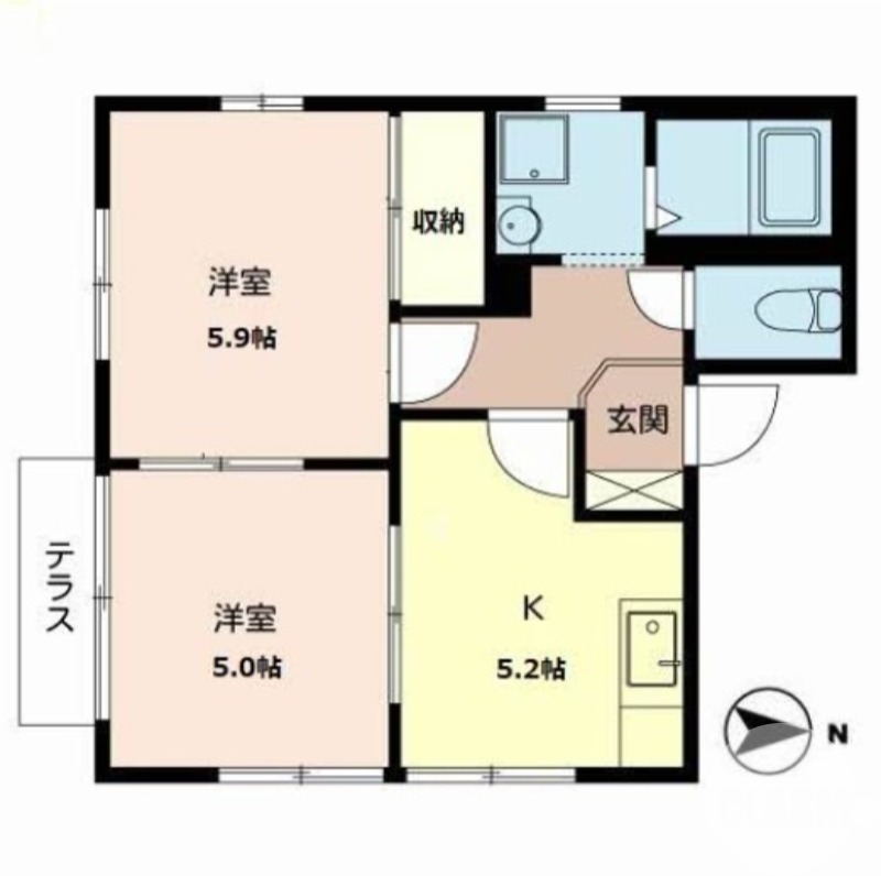 全室角部屋です♪
