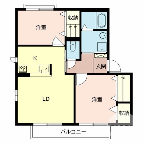 オール洋室で広々リビング♪