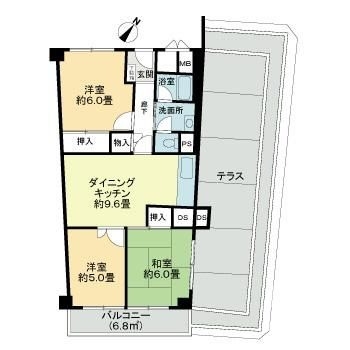 ルーフバルコニー有り♪