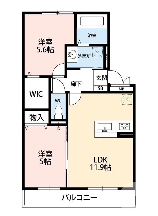 オール洋室です♪