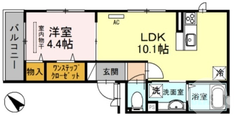 室内中型犬１匹までペット飼育ＯＫ♪