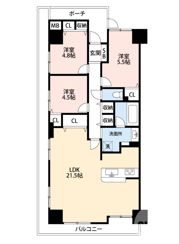 分譲賃貸です♪