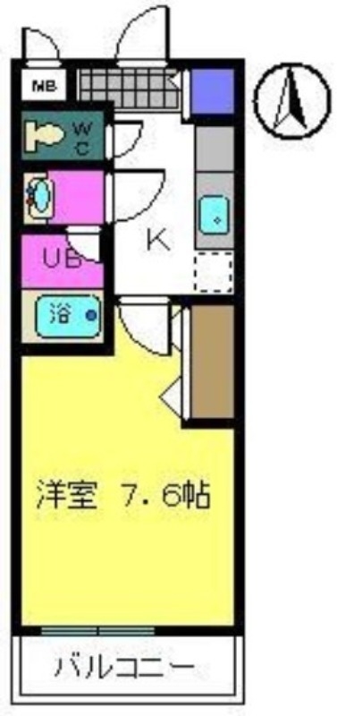 セパレートタイプのお部屋です♪