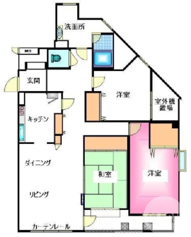 住環境良好♪広々３LDKです♪