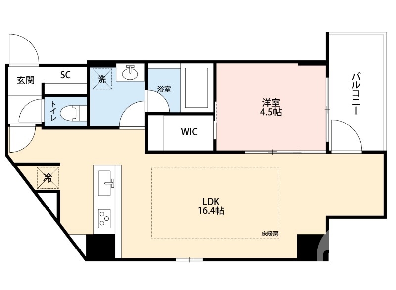 全室角部屋です♪