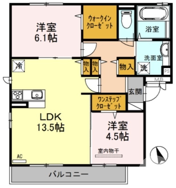 全室角部屋です♪