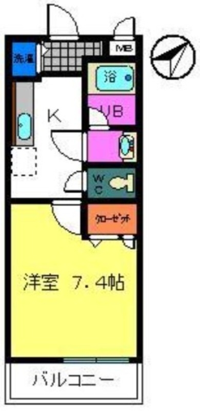 セパレートタイプのお部屋です♪