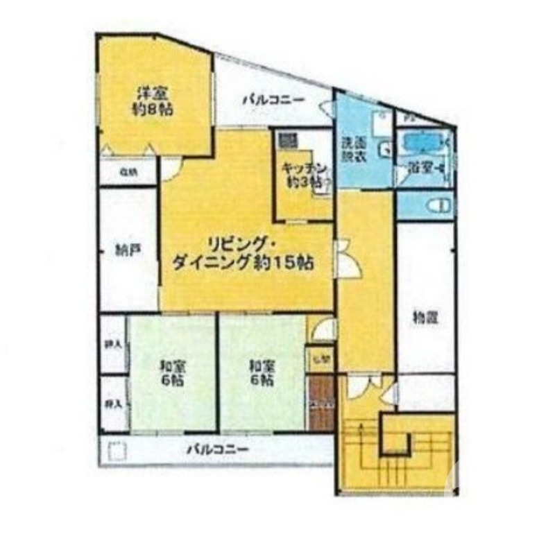 広々３LDK♪角部屋です♪