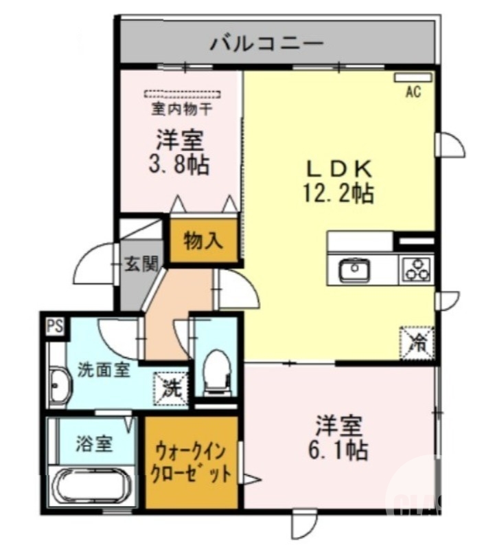 全室角部屋です♪