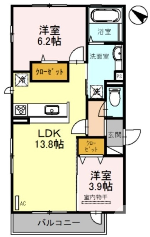 全室角部屋です♪