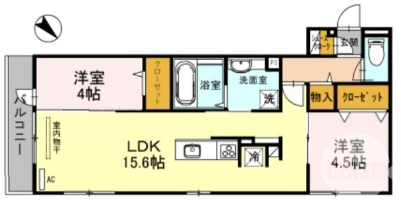 全室角部屋です♪