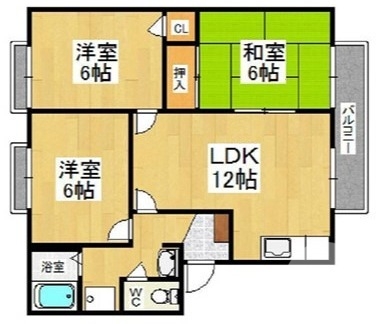 バルコニー南向き♪