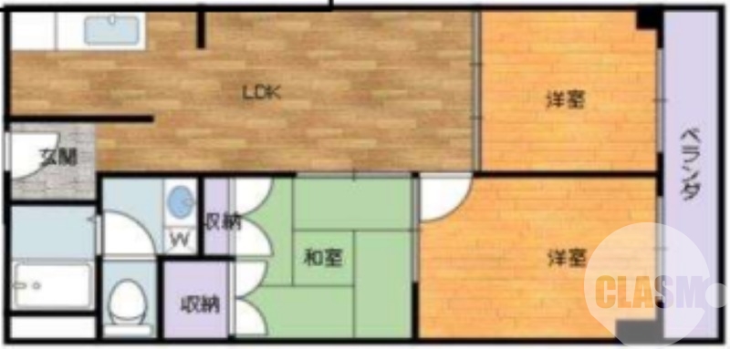 南向きバルコニーです♪