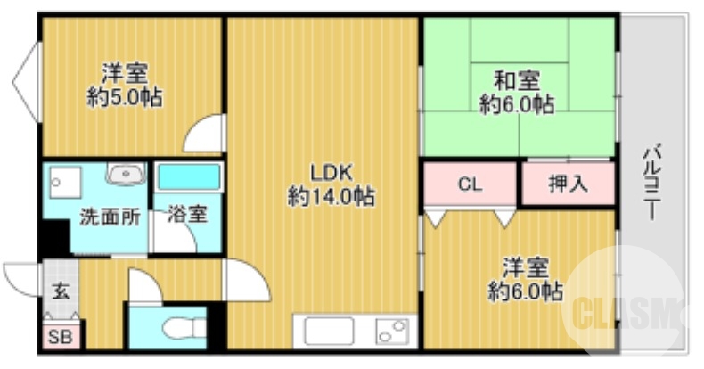 使いやすい間取り♪