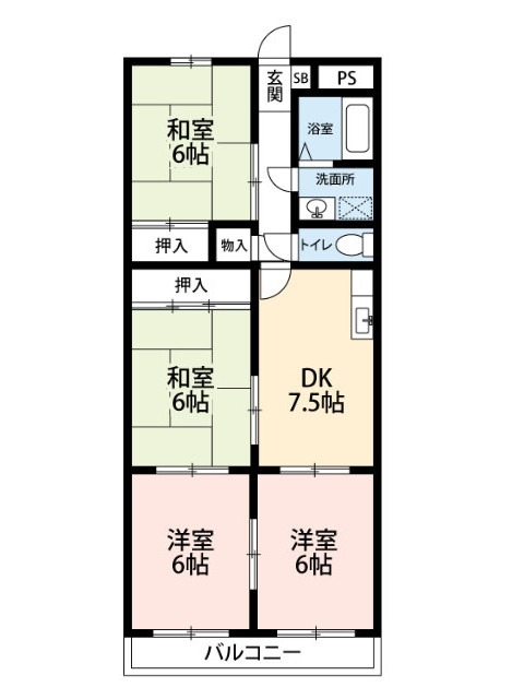 ３LDKとしても利用可！