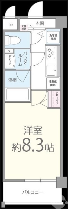 セパレートタイプのお部屋です♪