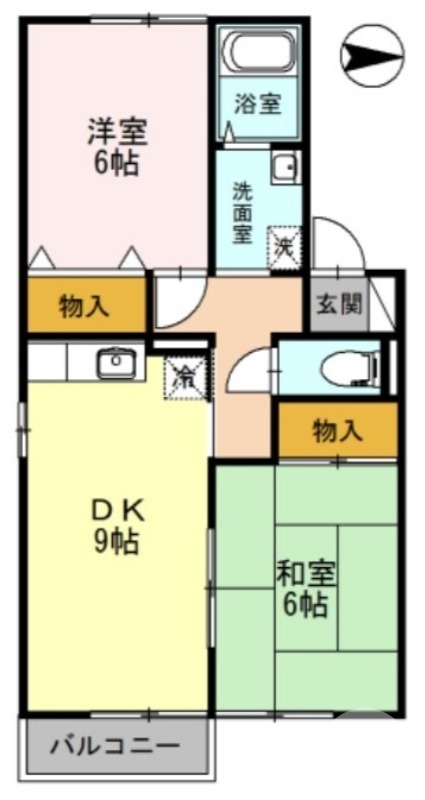 ２階の角部屋です♪