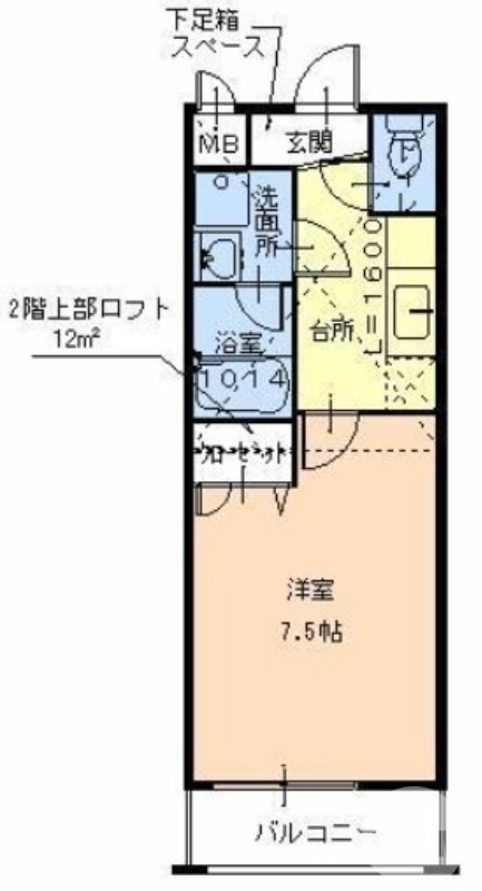 広々ロフト付き♪