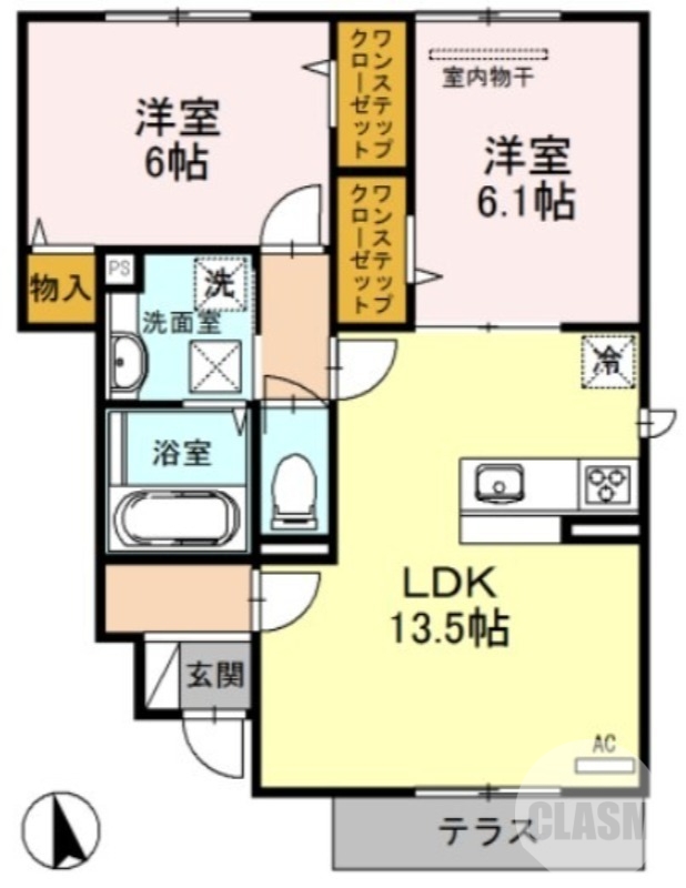 全室角部屋です♪