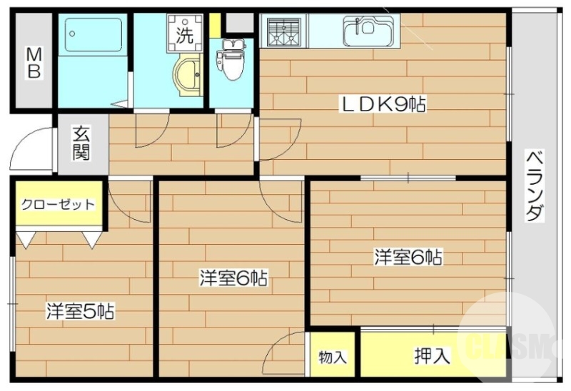 広々３DKです♪
