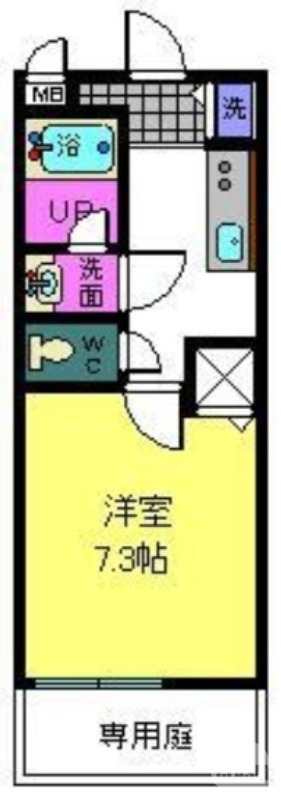 セパレートタイプのお部屋です♪