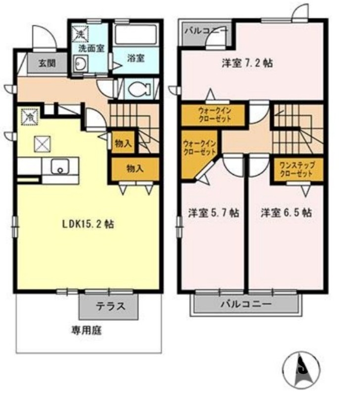 駐車場２台無料♪