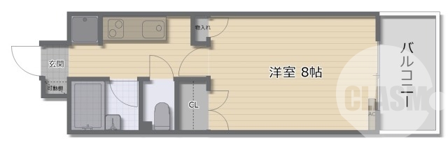 広い洋室！たっぷり収納！