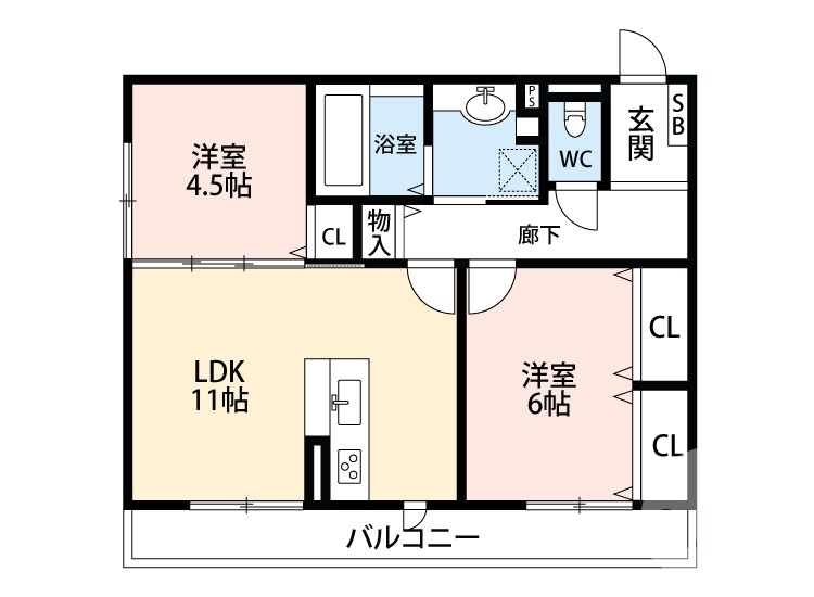 全室角部屋です！