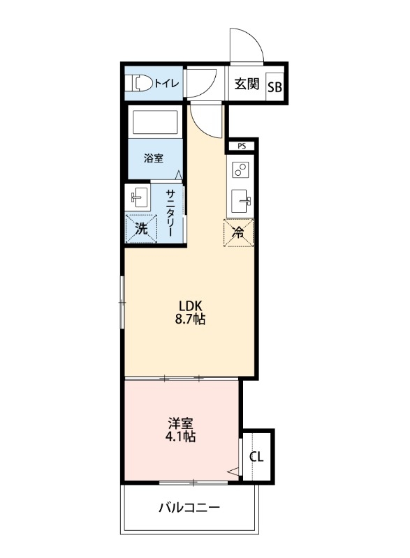 全室角部屋♪お洒落なお部屋です♪