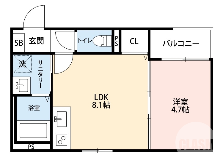 全室角部屋♪お洒落なお部屋です♪