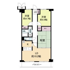 バルコニー南向きです！