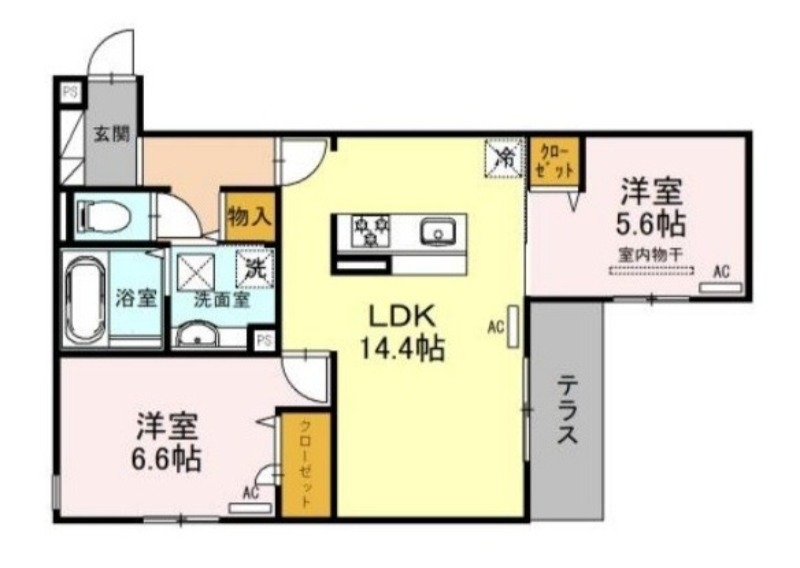 全室角部屋です♪