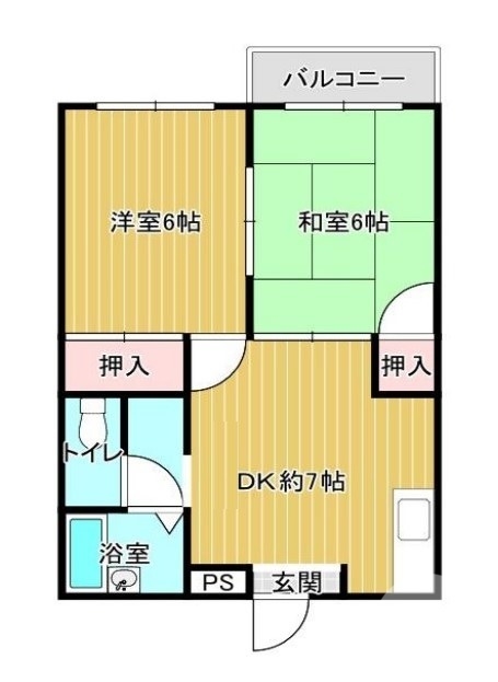 室内に洗濯機が置けます♪