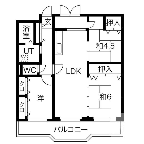 南向きバルコニー♪