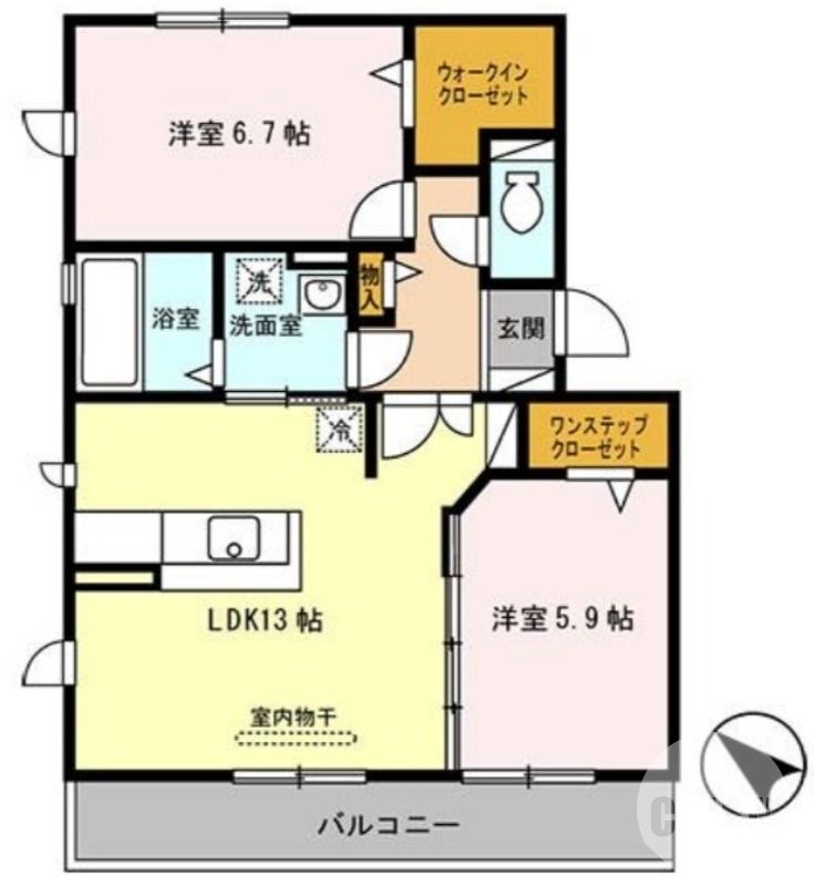 全室角部屋です♪