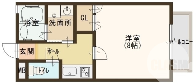 広々洋室８帖(^^)