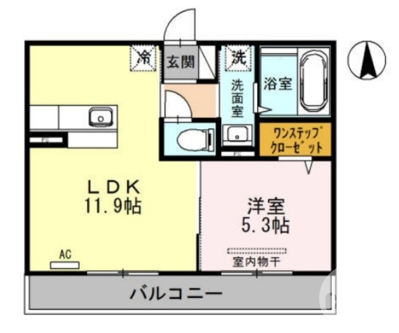 バルコニー南向きです♪