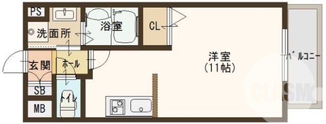 広々洋室11帖！