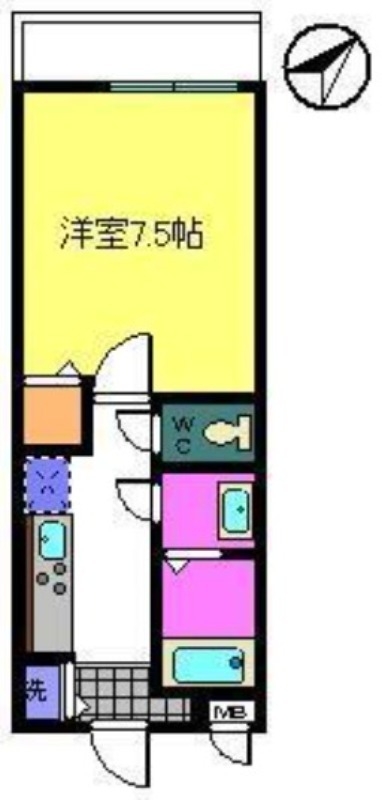 セパレートタイプのお部屋です♪