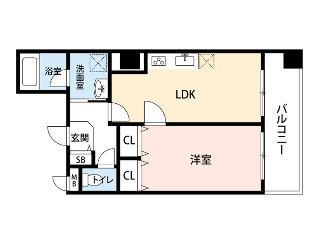 角部屋です♪