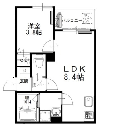 全室角部屋♪