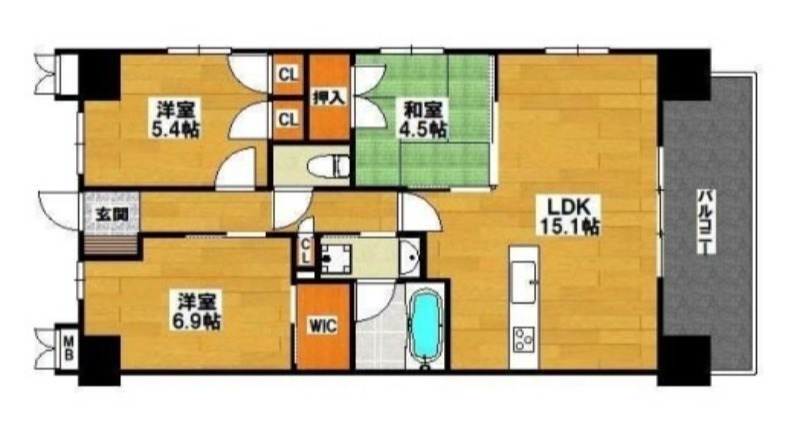 広々３ＬＤＫ♪