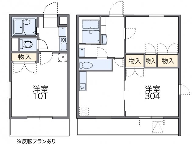 代表的な間取のため実際の間取とは異なる場合があります