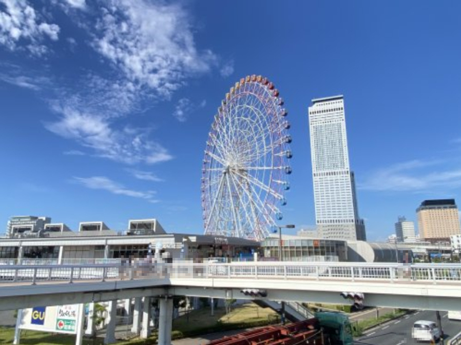 【遊園地】大観覧車「りんくうの星」まで2105ｍ