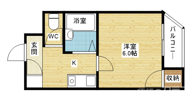 一人暮らしにオススメな1K!