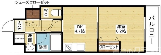 1DK・ゆとりの一人暮らしをどうぞ♪