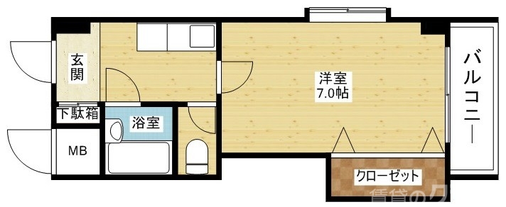 安くてお得感のあるお部屋ですよ♪