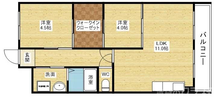前面リフォーム済みのお部屋です。